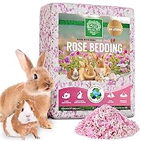 Natural Paper Bedding with Real Rose Petals, 56L