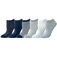 Amazon Essentials Women's Casual Low-Cut Socks, 6 Pairs