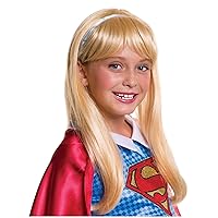 Rubie's Costume Girls DC Super Hero Supergirl Wig As Shown, One Size