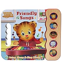 Daniel Tiger Friendly Songs: Children's 5-Button Song Book - Sing and Read with Daniel Tiger and Friends (5 Button Early Bird Song Book)