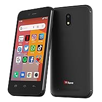TTfone TT20 Smart 3G Mobile Phone with Android GO - 8GB - Dual Sim - 4Inch Touch Screen (with USB Cable)
