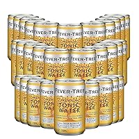 Fever Tree Premium Tonic Water - Premium Quality Mixer and Soda - Refreshing Beverage for Cocktails & Mocktails 150ml Bottle - Pack of 30