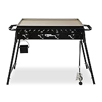 CSGDL0590 The Highland 4-Burner Portable Griddle, Large, Black