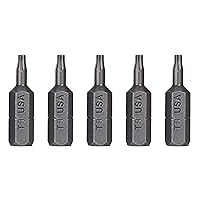 Mayhew Tools 19358-4 Tamperproof Torx Power Bit, T25H x 2