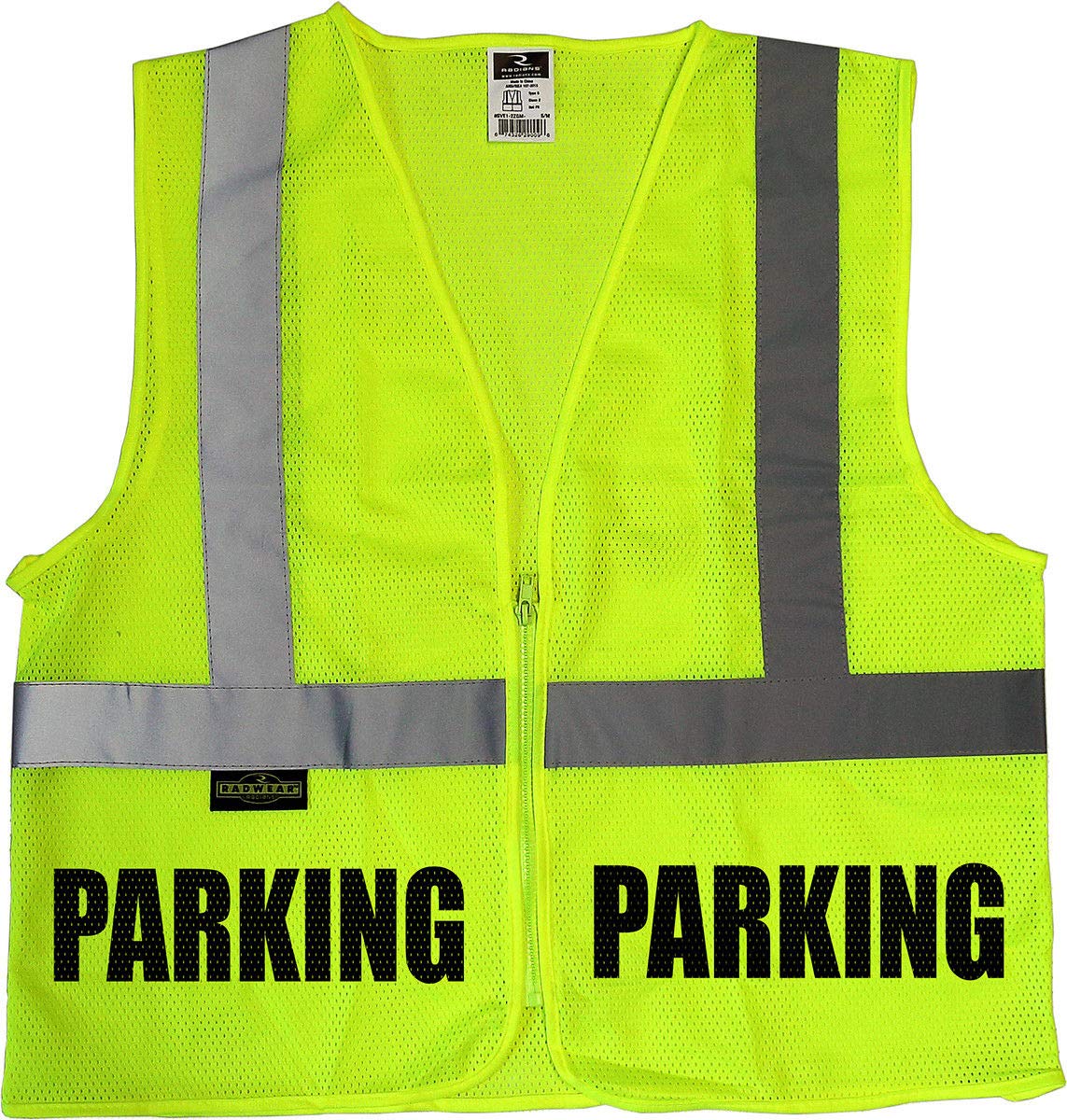 Conspiracy Tee Parking Attendant mesh Vest, Parking Staff Vest, Safety, Valet, Event Parking