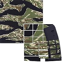 EDC Wrap – (Tiger Stripe Vietnam Sheet & PMAG Wrap Bundle) - (12in x 12in) - Cordura Fabric Wrap for Kydex Holsters, Sheaths, Magazines, and Other Everyday Carry Items – Cordura (500D)