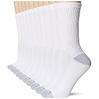 Women's Value, Crew Soft Moisture-Wicking Socks, Available in 10 and 14-Packs