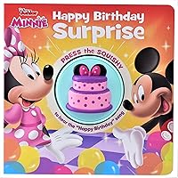 Disney Junior Minnie Mouse - Happy Birthday Surprise! Squishy Button Sound Book - Satisfying Tactile and Sensory Play - PI Kids (Play-A-Sound) Disney Junior Minnie Mouse - Happy Birthday Surprise! Squishy Button Sound Book - Satisfying Tactile and Sensory Play - PI Kids (Play-A-Sound) Board book