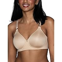 Vanity Fair Women's Full Coverage Beauty Back Smoothing Bra, 4-Way Stretch Fabric, Lightly Lined Cups up to DD