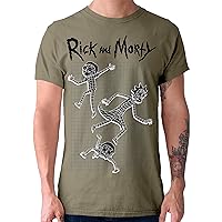 Rick & Morty Grid Boys Men's and Women's Short Sleeve T-Shirt