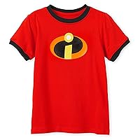 Disney Incredibles Logo Ringer T-Shirt for Kids Multi
