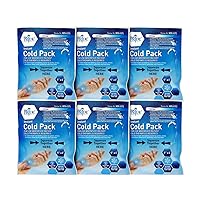 Instant Cold Pack (4 x 5.5 inches) – Set of 25 Disposable Cold Therapy Ice  Packs for Pain Relief, Swelling, Inflammation, Sprains, Strained Muscles