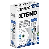 Scivation Xtend Original 10ct Stick Pack Box, Blue Raspberry Ice, 1 Serving (Pack of 10)