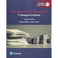 Horngren's Cost Accounting: A Managerial Emphasis, Global Edition Horngren's Cost Accounting: A Managerial Emphasis, Global Edition Hardcover eTextbook Paperback
