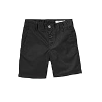 Volcom Frickin Chino Shorts (Big Little Boys Sizes), Black 1, 6