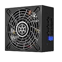SilverStone Technology SX500W SFX-L Form Factor 80 Plus Gold Full Modular Lengthened Power Supply with +12V Single Rail, Active PFC (SX500-LG)