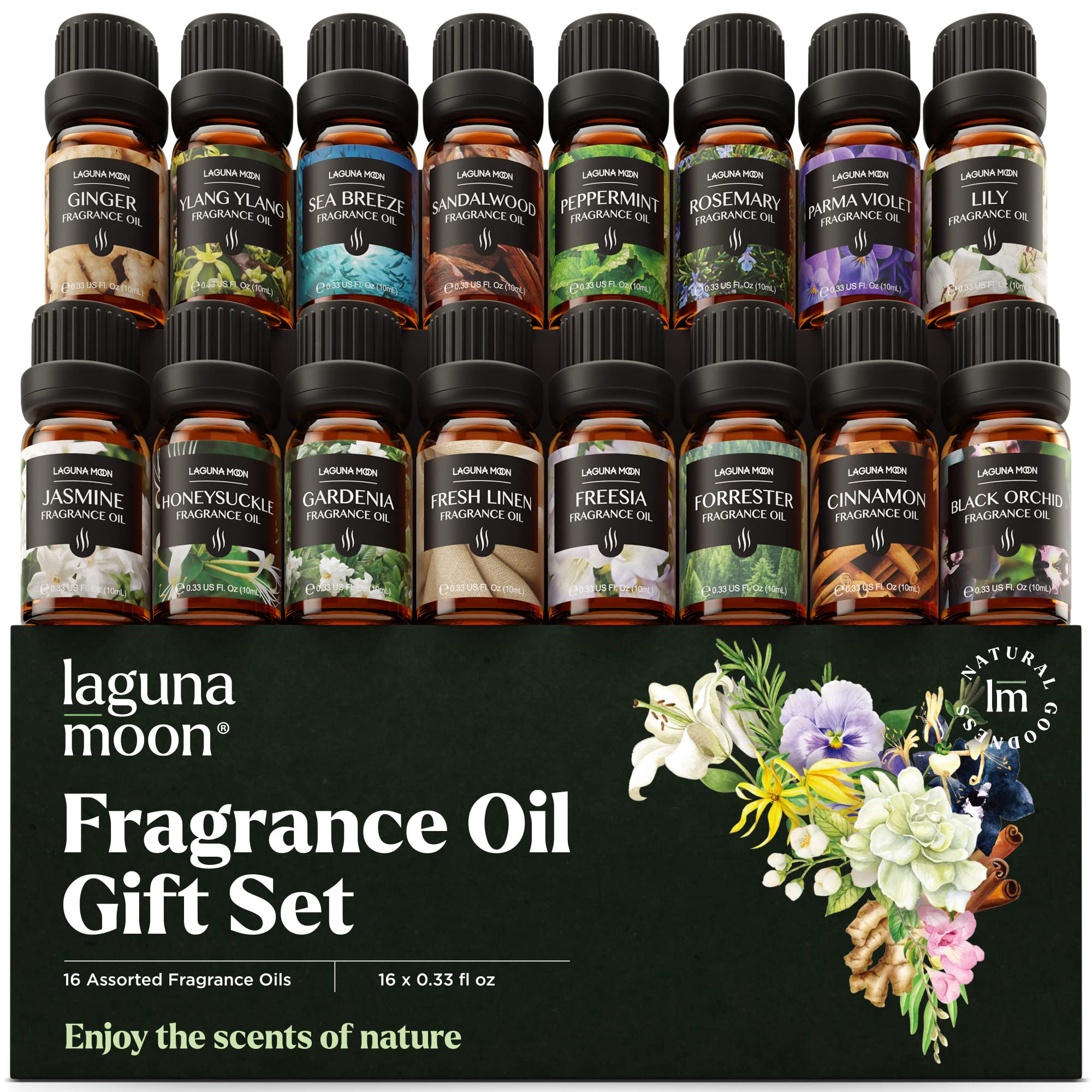 Mua Fragrance Oil Collection - Premium 16pc Gift Set for Diffusers, DIY  Candle Making Supplies, Soap Scents, Slime - Aromatherapy Essential Oil Set  for Home, Office, Car & Yoga Room trên