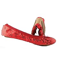 Sequin Foldable Portable Flats That fold and fit in a Bag