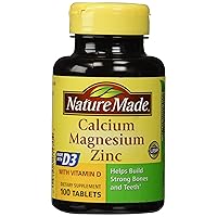 Calcium Magnesium & Zinc Tabs, 100 ct