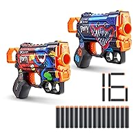 X-Shot Skins Menace Poppy Playtime Dart Blaster 2PK - Jumpscare + Toony, 16 Darts by ZURU