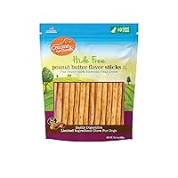 Canine Naturals Peanut Butter Chew - Rawhide Free and Dog Treats - Made from Real Peanut Butter - All-Natural and Easily Digestible - 40 Pack of 5 Inch Stick Chews