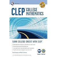 CLEP® College Mathematics, 4th Ed., Book + Online (CLEP Test Preparation)
