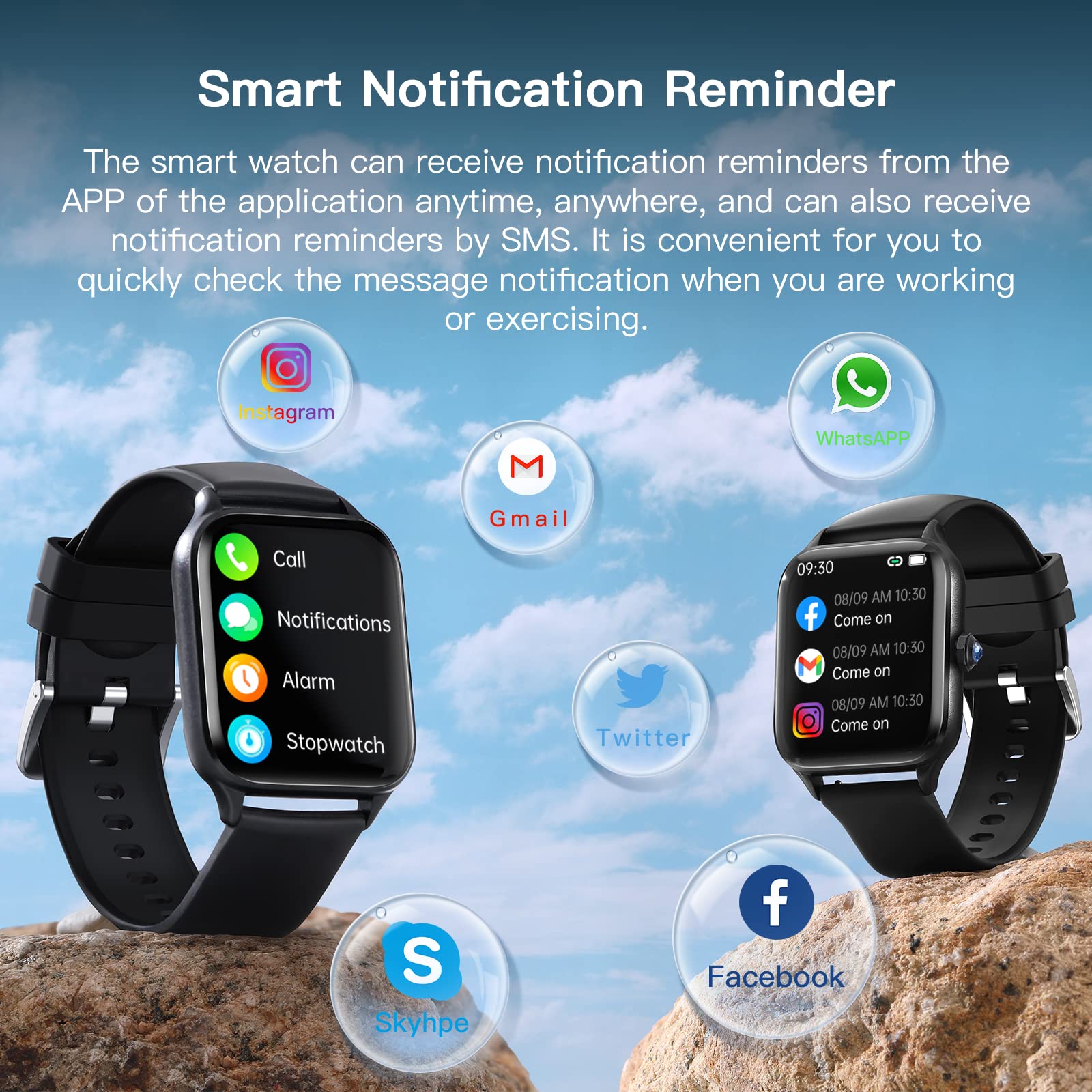 Smart Watch (Receive & Dial), Newest 1.85