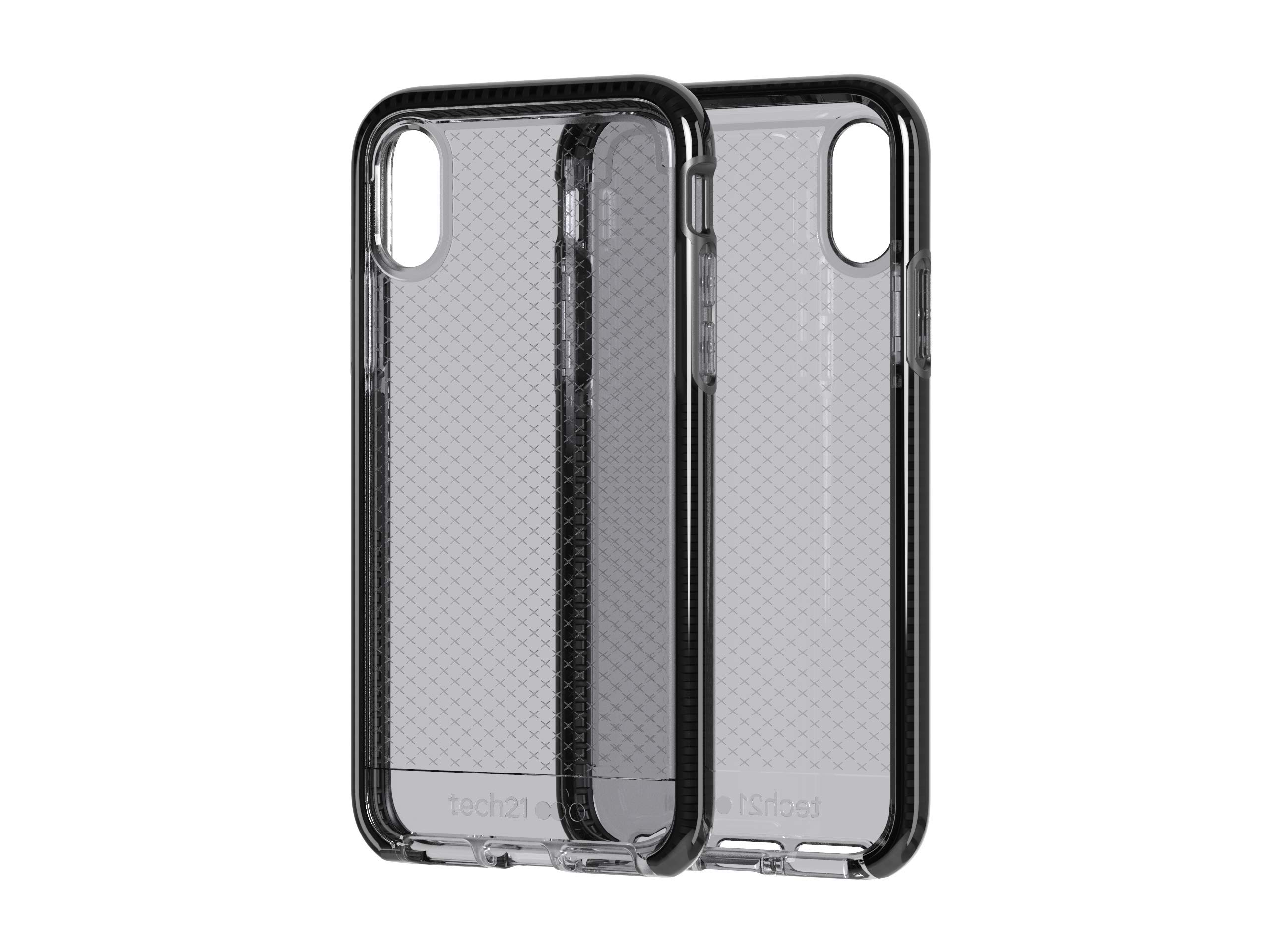 tech21 - Evo Check Case for Apple iPhone Xs - Smokey/Black