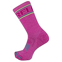 Merrell Men's and Women's Zoned Cushioned Wool Hiking Crew Socks-1 Pair Pack-Breathable Arch Support