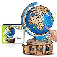 TSCTBA 3D Wooden Puzzles for Adults Christmas Day Gifts - Wood Globes Arts and Crafts for Adults to Build, Puzzle Box DIY Craft Kits for Adults Teens Women and Men