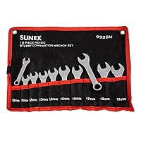 9930M Metric Stubby Combination Wrench Set, 10-Piece