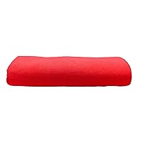 Beach Towel for Lounge Lightweight Beach Towel for Swimmers, Sand Free Towel 35 inches by 68 inches Red Solid Color