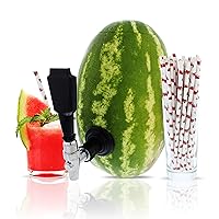 Watermelon Tap Kit - Keg Spout, Coring Kit, Straws, Instructions Included - Great For Dispensing Juice, Alcohol, Or any Other Beverage At Your Next Party