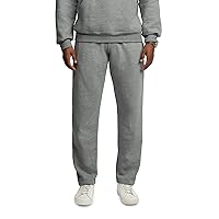 Fruit of the Loom Men's Eversoft Fleece Open Bottom Sweatpants with Pockets, Relaxed Fit, Moisture Wicking, Breathable