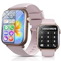 Women's Smart Watch with Call Function (2024 New Appearance, Bluetooth Music Playback, Remote Camera), Activity Meter, Weather Forecast, 24-Hour Sleep Tracker, Pedometer, Calories Burned, Female