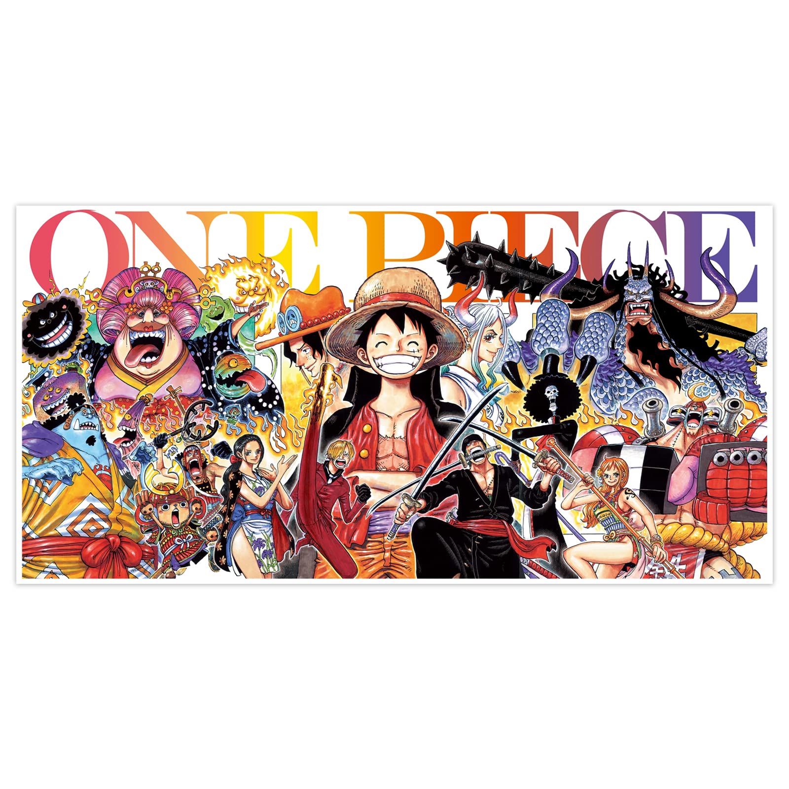 One Piece Anime - Luffy Retro Style Art P - Art Print | Mounier Wanjak