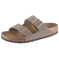 Birkenstock Men's Amalfi Leather Soft Footbed Arizona Sandals