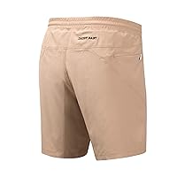 Men's Workout Running Performance Sport Gym Shorts with Built-in Underwear and Zipper Pockets