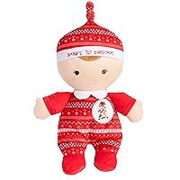 KIDS PREFERRED Rudolph The Red-Nosed Reindeer Baby’s First Christmas Doll, Christmas Holiday Toy, Boys & Girls 0 and up