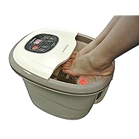 Motorized Hydro Therapy for Foot and Leg Spa Bath Massager, 17 Pound, Milk-White