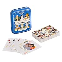 Ridley's Games: Inspirational Women Playing Cards| 52 Unique Hand-Illustrated Donut Playing Cards – Includes a Durable Storage Tin for Easy Travel – Makes a Great Gift Idea