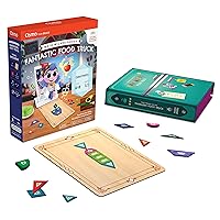 Osmo - Math Wizard and The Fantastic Food Truck Co. Games iPad & Fire Tablet -Ages 6-8/Grades 1-2 -Learn Geometry-Curriculum-Inspired-STEM Toy Gifts for Kids, Boy & Girl-Ages 6 7 8 Base Required