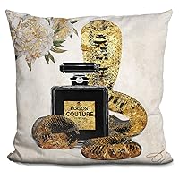 Poision Couture Decorative Accent Throw Pillow