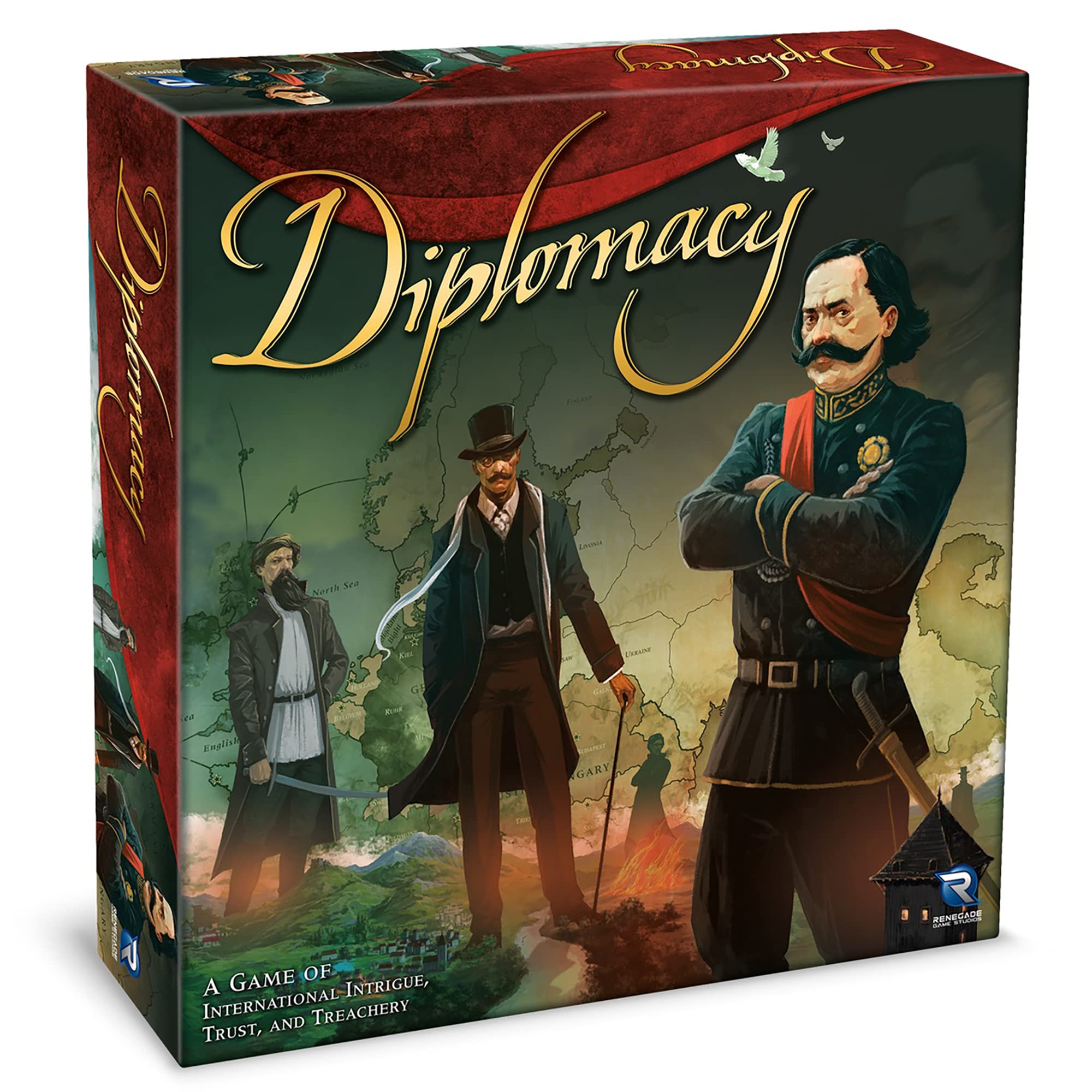 Renegade Game Studios | Diplomacy |Strategy Board Game for 2-7 Players, Ages 12+ with Quick Start Rules