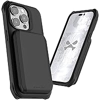 Ghostek EXEC Apple iPhone 14 Plus Case Wallet with MagSafe Magnetic Credit Card Holder Supports Mag Safe Accessories, Chargers and Car Mounts Phone Cover Designed for 2022 iPhone 14+ (6.7inch) (Black)