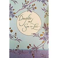 Happy Anniversary Card for Daughter and Son-in-Law in Gold Calligraphy Bordered By Purple Lilac and Lavender Flower Branches - You’re a Very Special Pair