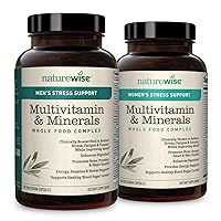 NatureWise Womens & Mens Multivitamins with Stress Support from Sensoril Ashwagandha for Adaptation & Resilience (30 Day Supply - 60 Capsules)