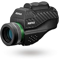 Pentax 63620 Monocular VM 6x21 WP, Easy to Operate with One Hand, Universal Design for Easy Operation, Ergonomic Operation, One-Hand Operation, Bright, Clear, High Contrast, Optical Performance, High