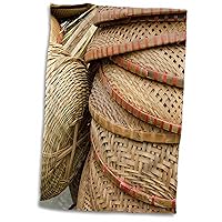 3dRose Vietnam, Da Nang, Hoi an. Traditional Bamboo Baskets. - Towels (twl-187543-1)