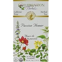 CELEBRATION HERBALS Passion Flower Tea Organic 24 Bag, 0.02 Pound